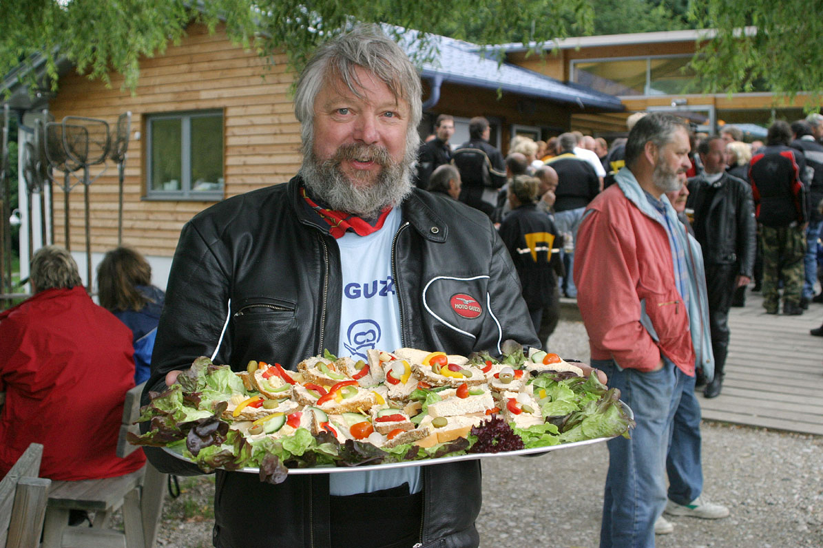 Moto Guzzi Treffen Kirchberg Prsentationsfahrt